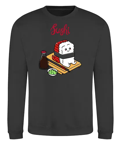 Happy Tuna Sushi - sushi, rice - Sweatshirt