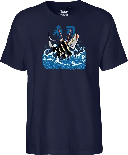 Tuna Sushi in the Wave