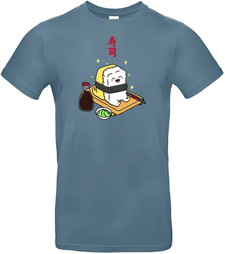 Happy Tamago Sushi - happy, sushi, Soy sauce, food - Standard T-Shirt