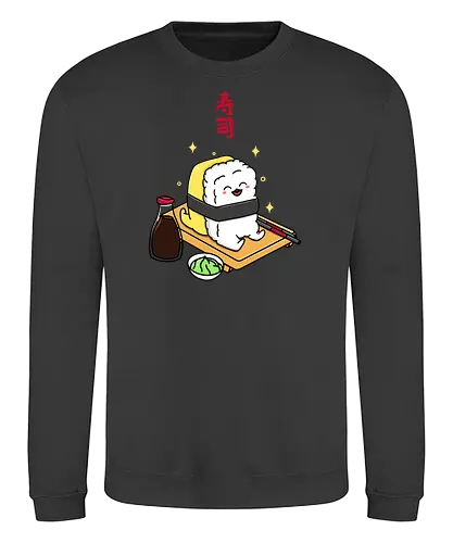 Happy Tamago Sushi - happy, sushi, Soy sauce, food - Sweatshirt