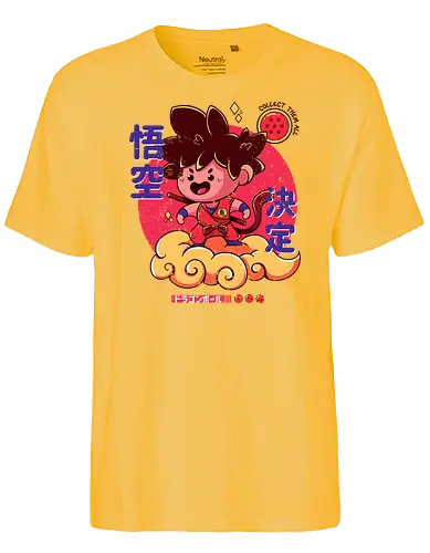 Kid Goku - dragon, ball, goku, anime, manga - Fairtrade T-Shirt