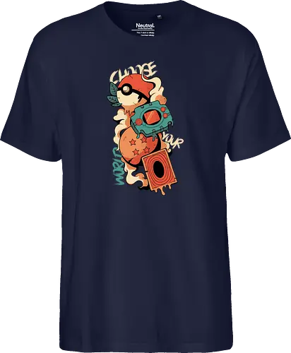 Choose Your World - adventure, abenteuer, anime - Fairtrade T-Shirt