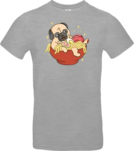 Little Pug and Ramen