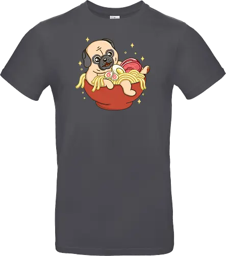 Little Pug and Ramen
