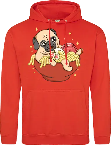 Little Pug and Ramen