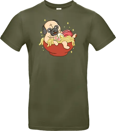Little Pug and Ramen