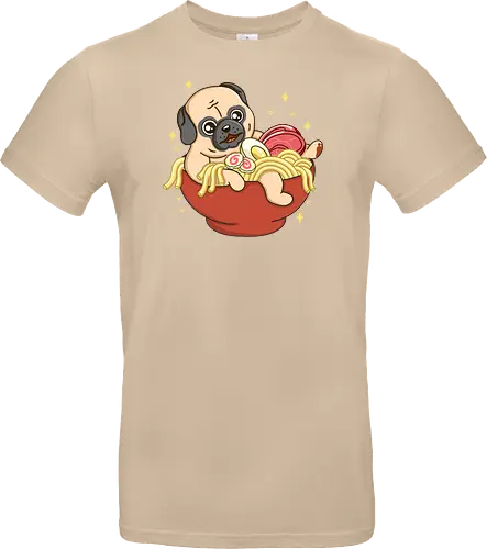 Little Pug and Ramen