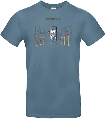 Always Respect - Cellphone, handy, Old, retro, Unzerstörbar, Indestructible - Standard T-Shirt