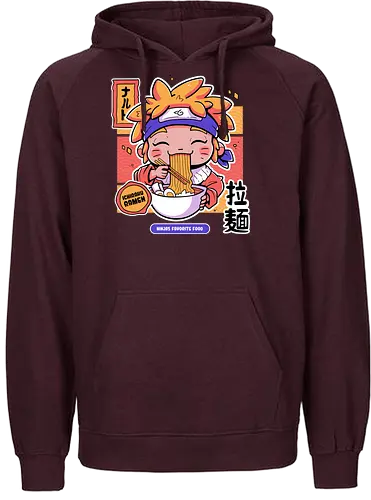 Ninjas Favorite Food - ninja, shinobi, anime, manga, ramen, Ichiraku - Fairtrade Hoodie