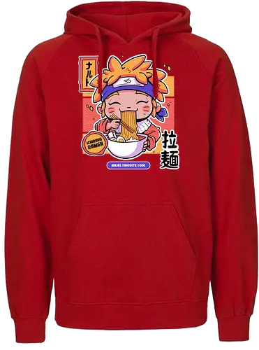 Ninjas Favorite Food - ninja, shinobi, anime, manga, ramen, Ichiraku - Fairtrade Hoodie