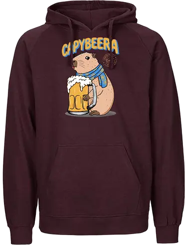 Capybeera - Capybara, beer, bier - Fairtrade Hoodie