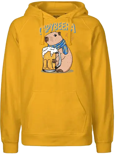 Capybeera - Capybara, beer, bier - Fairtrade Hoodie