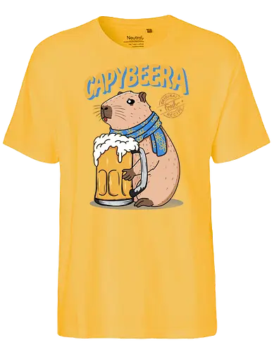 Capybeera - Capybara, beer, bier - Fairtrade T-Shirt