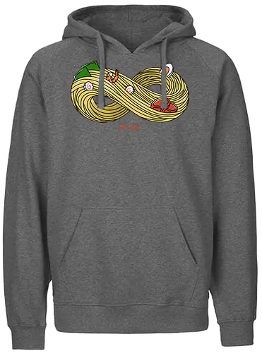 Infinity Plsure V2 - ramen, noodles, infinity, unendlich - Fairtrade Hoodie