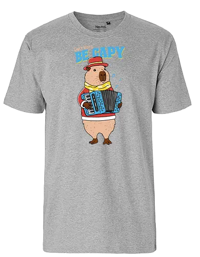 Happy Capy - don't worry, Capybara, cute, süß - Fairtrade T-Shirt