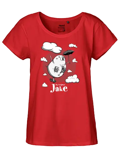 My Neighbor Jake - jake, adventure, time, nachbar - Fairtrade Girl Shirt
