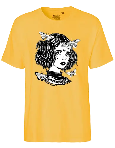 Gothic Girl - goth, girl, dark, illustration - Fairtrade T-Shirt