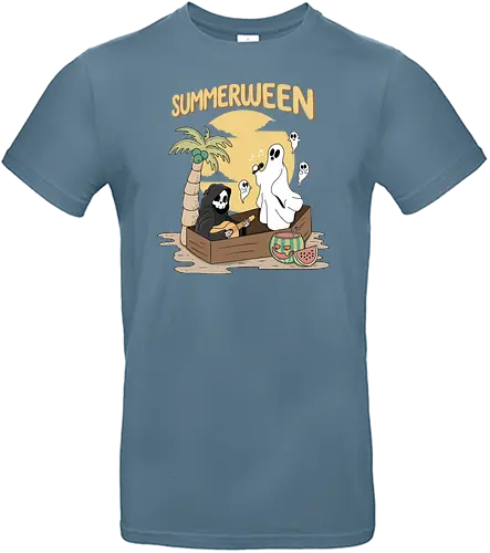 Summerween Song - summerween, halloween, strand, urlaub, beach - Standard T-Shirt