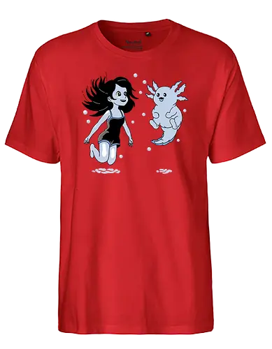 I Axolove You - Axolotl, cute - Fairtrade T-Shirt