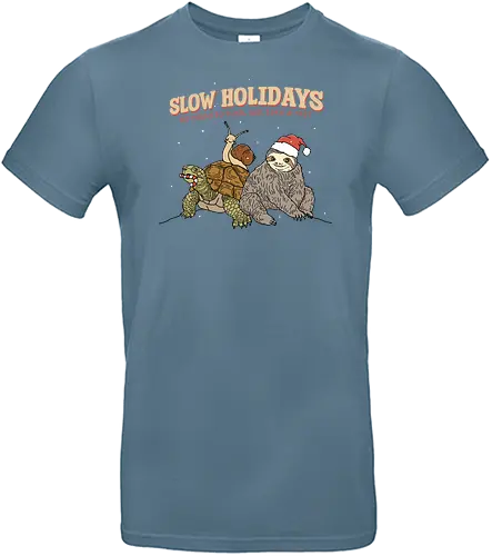 Slow Holidays - chill, weihnachten, christmas - Standard T-Shirt