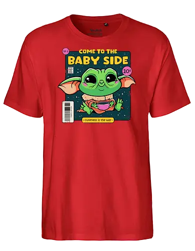 Cuteness is the Way - Alien, star, wars, comic, cute - Fairtrade T-Shirt