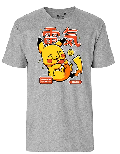 Electric Type - pocket, monster, electric, gaming - Fairtrade T-Shirt