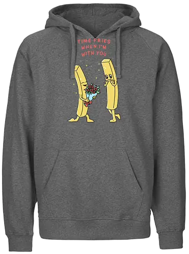 Romantic French Fries - fries, love - Fairtrade Hoodie