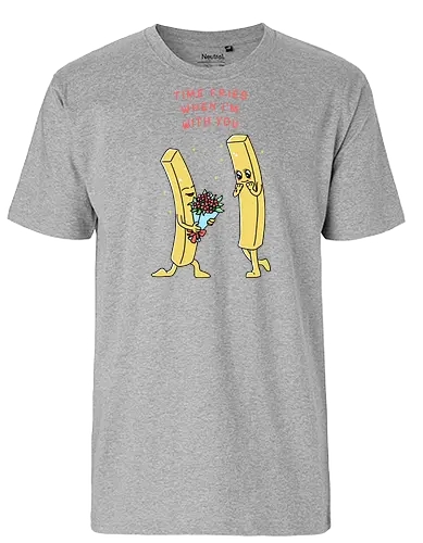 Romantic French Fries - fries, love - Fairtrade T-Shirt