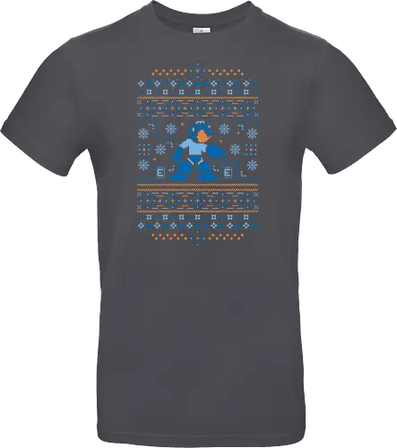 Blue Bomber Christmas Ugly Sweater