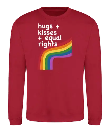 equal rights - queer, rainbow, regenbogen, lgtbq - Sweatshirt