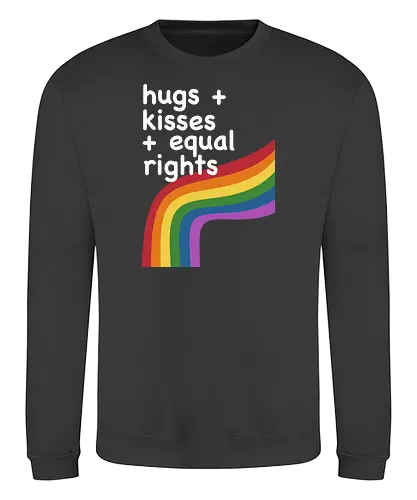 equal rights - queer, rainbow, regenbogen, lgtbq - Sweatshirt