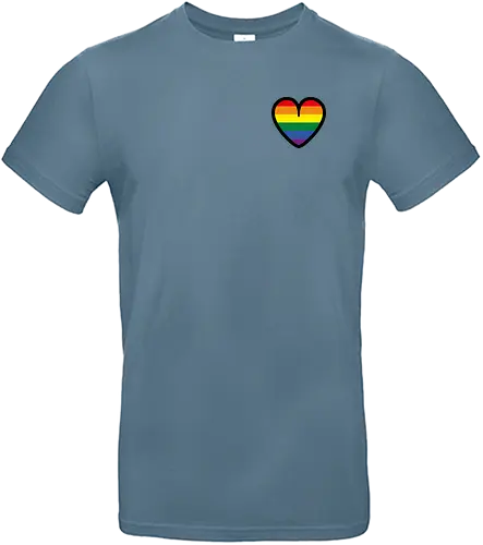 heartbeat - rainbow, comspace, herz - Standard T-Shirt