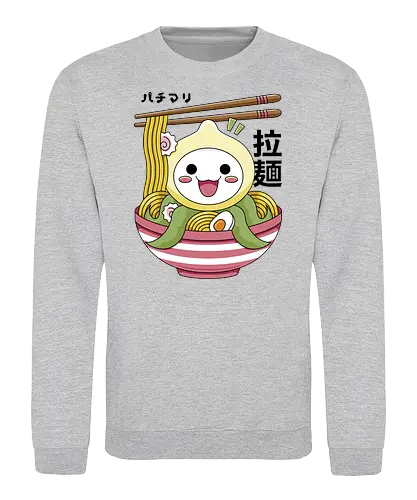 Kawaii Onion Octopus Ramen - pachi, onion, food, gaming - Sweatshirt