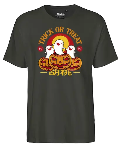 Kawaii Ghost Halloween - impact, ghost, halloween, kürbis, jack-o-lantern, gaming - Fairtrade T-Shirt