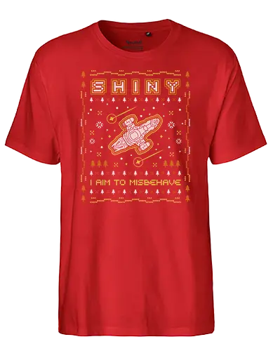 Shiny Ugly Sweater - christmas, weihnachten, sci-fi, serenity, Ugly sweater - Fairtrade T-Shirt