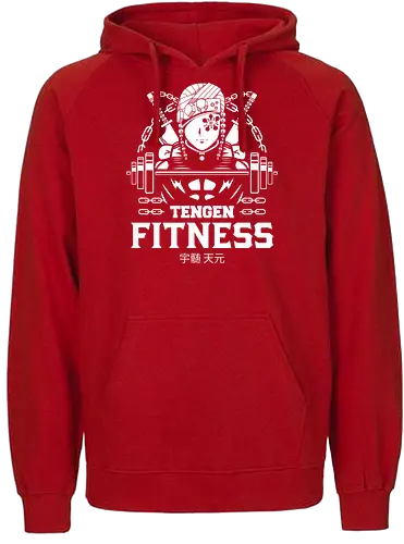 The Tengen Fitness - anime, manga, demon, slayer, gym, fitness - Fairtrade Hoodie