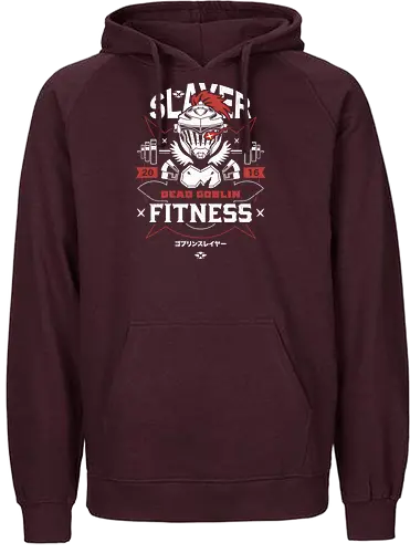 Dead Goblin Fitness - goblin, slayer, gym, anime, manga, fitness - Fairtrade Hoodie