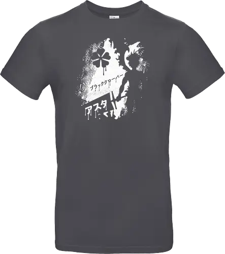 Clover Asta - black, Clover, anime, manga - Standard T-Shirt