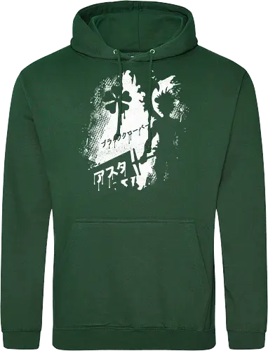 Clover Asta - black, Clover, anime, manga - Standard Hoodie