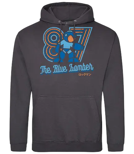 The Blue Bomber - mega, gaming - Standard Hoodie