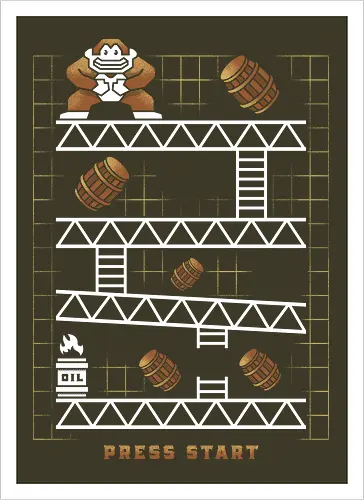 Gorilla and Barrels