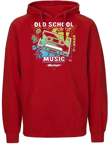Retro Gaming Music - retro, music, tape, mixtape - Fairtrade Hoodie