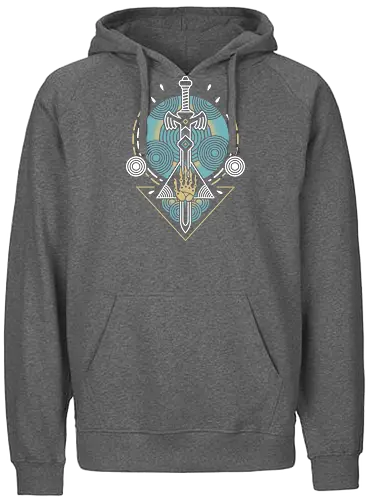 Grab The Sword - Hero of Time, kingdom, gaming, trs - Fairtrade Hoodie