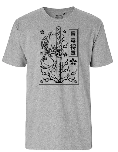 Shogun Manga Style - impact, Shogun, raiden, gaming - Fairtrade T-Shirt