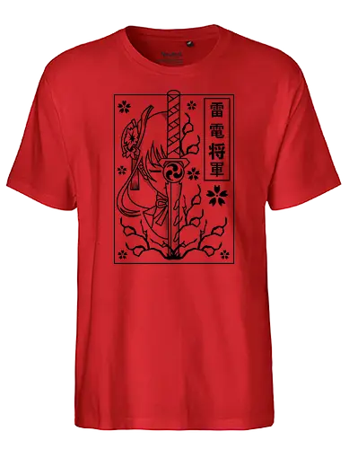 Shogun Manga Style - impact, Shogun, raiden, gaming - Fairtrade T-Shirt