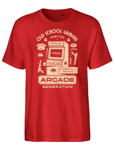 Arcade Gamers - arcade, gaming, retro - Fairtrade T-Shirt