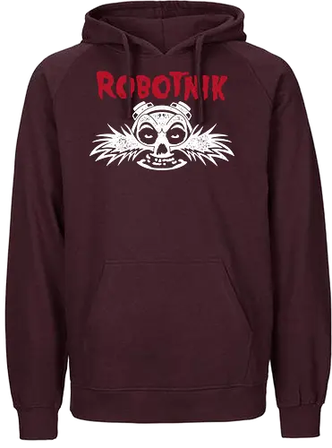 Horror Punk Egg Doctor - music, misfit, hedgehog - Fairtrade Hoodie