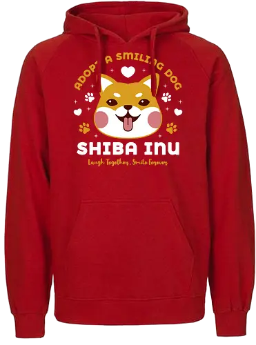 Adopt A Smiling Shiba Inu - shiba, dog - Fairtrade Hoodie