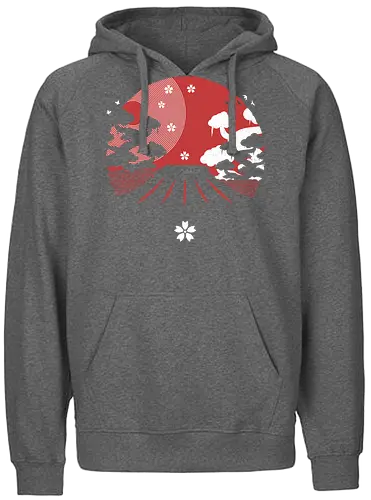Blooming Japan - Bonsai, Vulcano - Fairtrade Hoodie