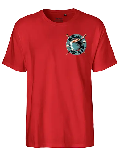 Sushi - Brutal and Delicious - sushi, pocket, lecker, skull, schädel - Fairtrade T-Shirt